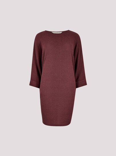 Ribbed Cocoon Mini Dress
