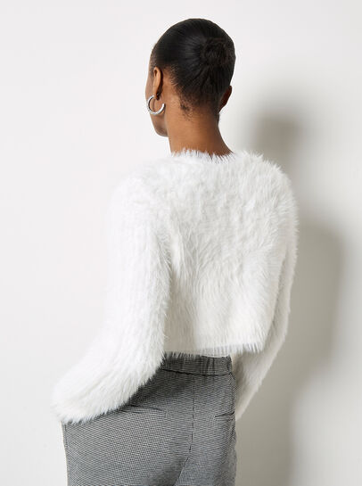 Fluffy Cropped Bolero
