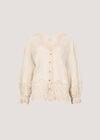 Embroidered Daisies Lace Blouse, Stone, large