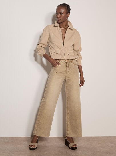 Rei Shimmer Wide-Leg Jeans