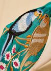 Bandeau Oiseaux Turquoise, Bleu, grand