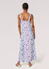 Floral Rose Ombre Camisole Maxi Dress, Cream, large