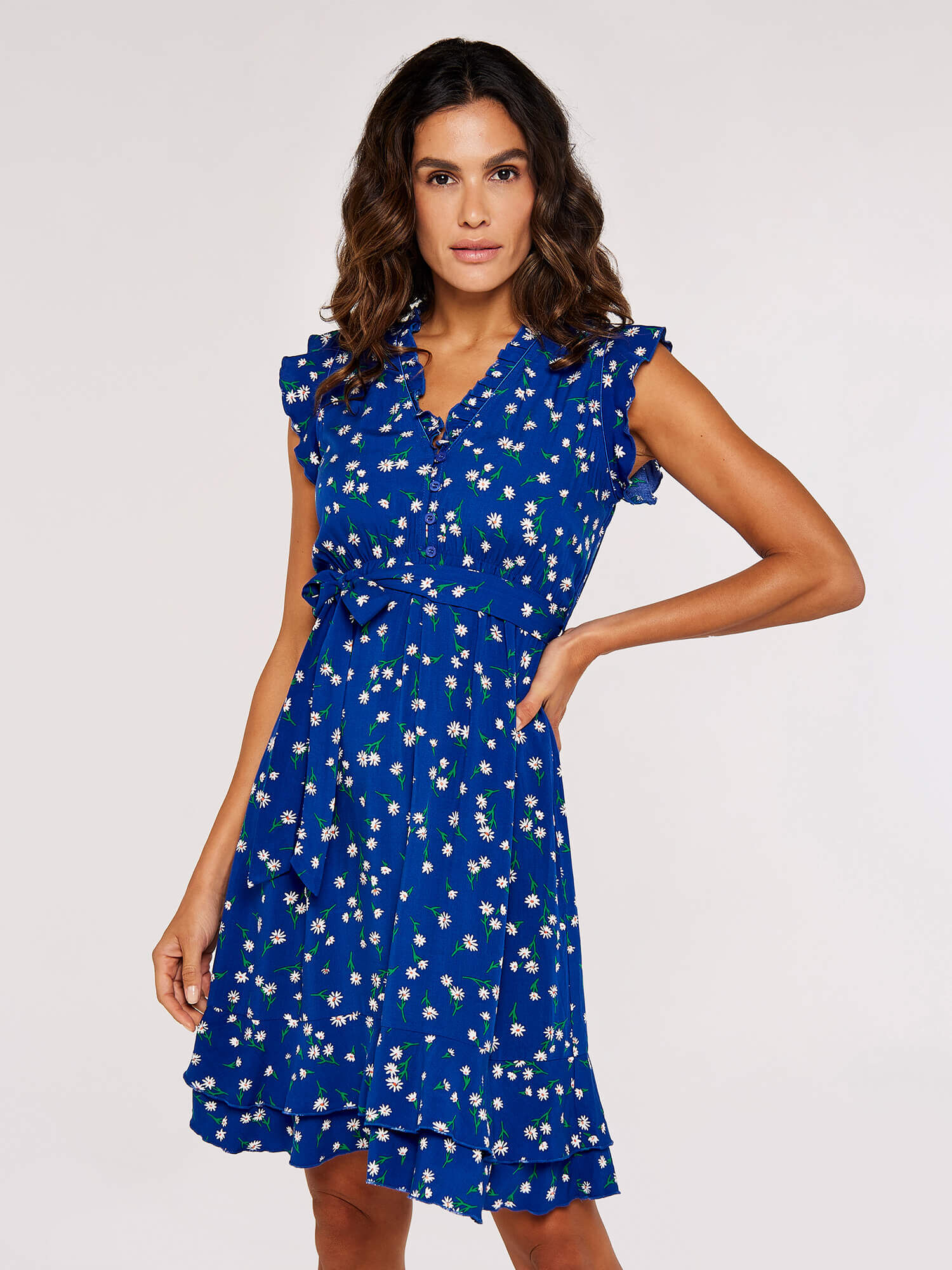 Apricot ditsy dress shop