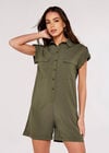 Utility Casa Playsuit, Khaki, large