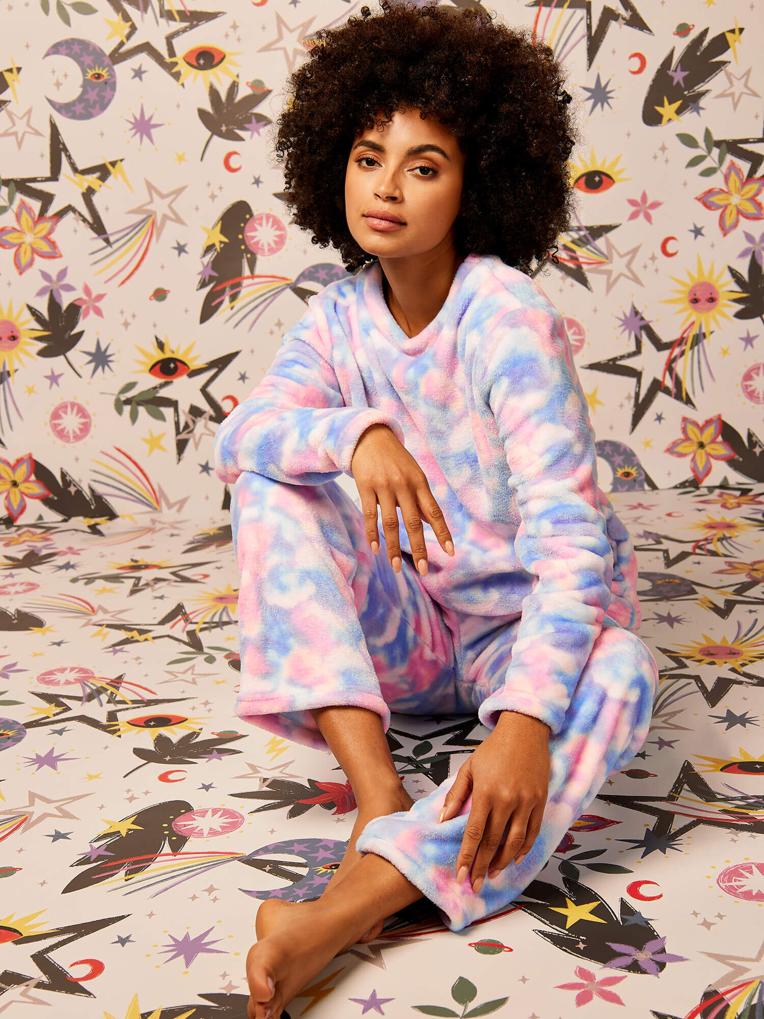 Fluffy sales pyjama trousers