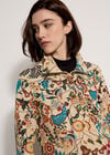 Floral Tapestry Jacket, Navy, large