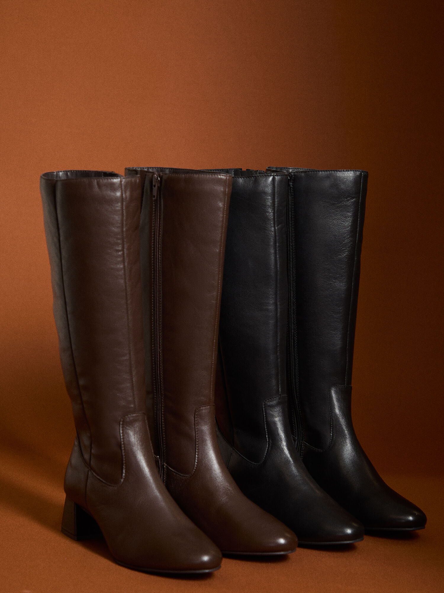 Tall Heeled Chelsea Boots | Apricot Clothing