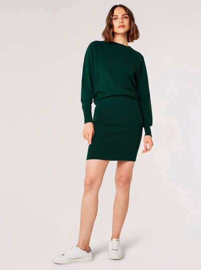 2-In-1 Knitted Mini Dress