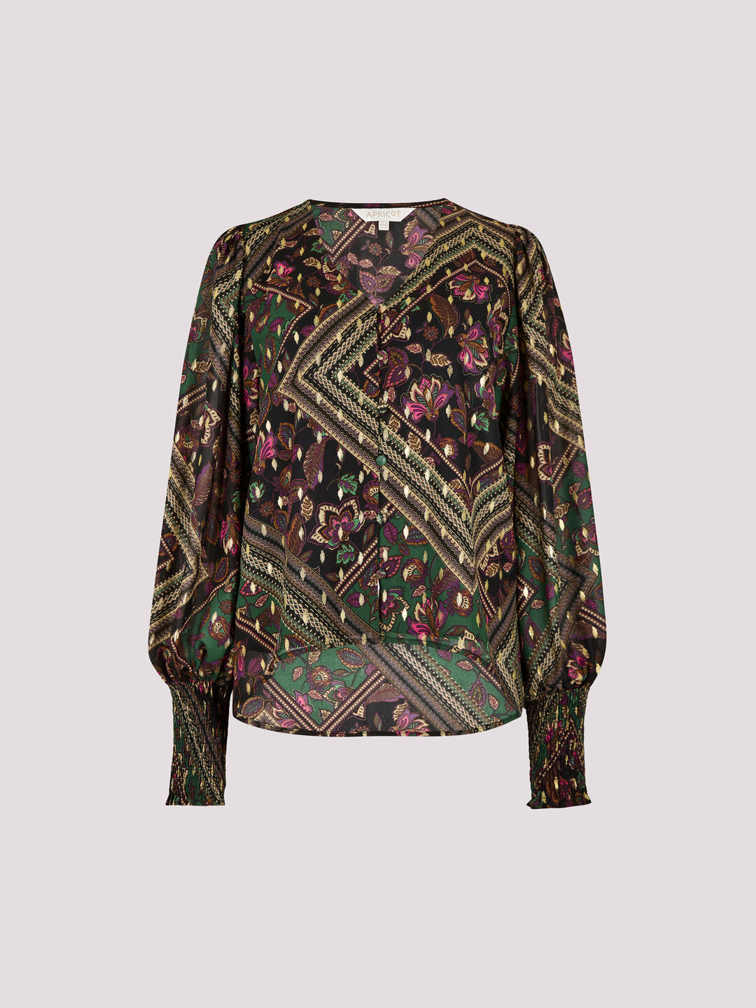 Chemisier à imprimé floral doré Apricot Clothing