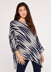 Diagonal Lines Top, Grey, large