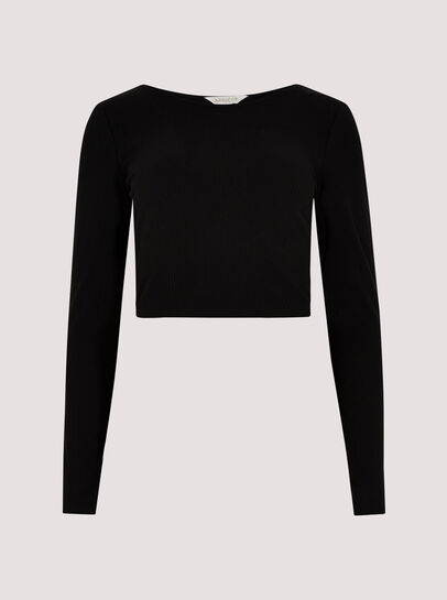 Ribbed Knit Crop Top