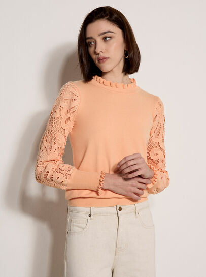 Lace Mesh Jumper