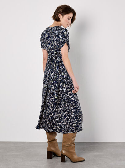 Animal Print Midaxi Dress