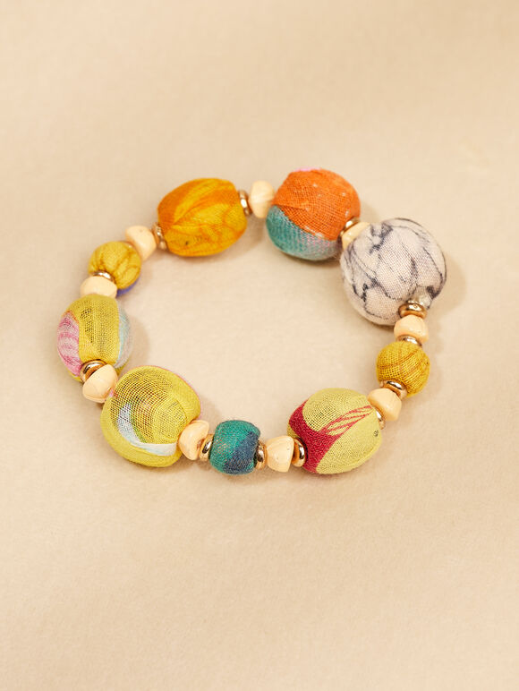 Fabric Covered Bracelet, Assorted, large