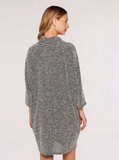 Boucle Jersey Cocoon Dress