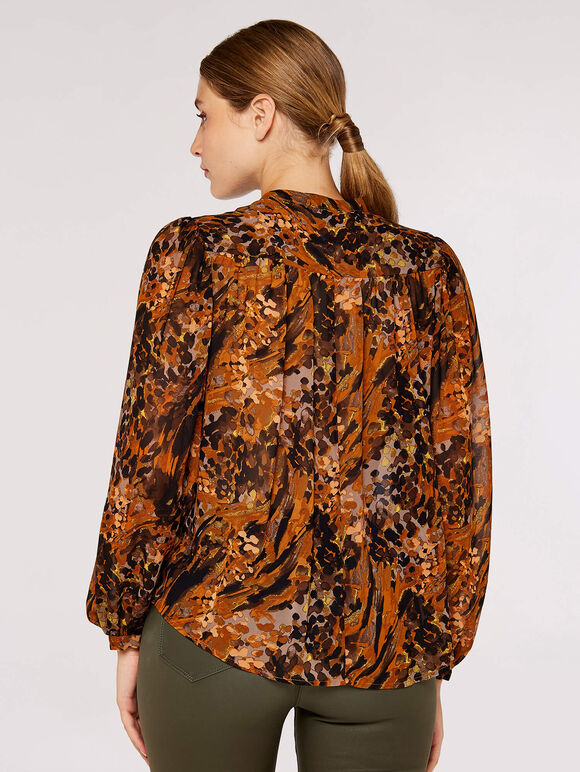 Medow Chiffon Blouse | Apricot Clothing