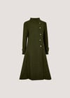 Tailored Utility Coat, Khaki, large