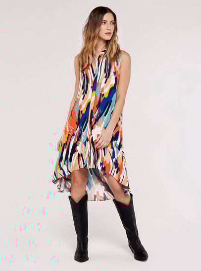 High-Low Shirt Mini Dress