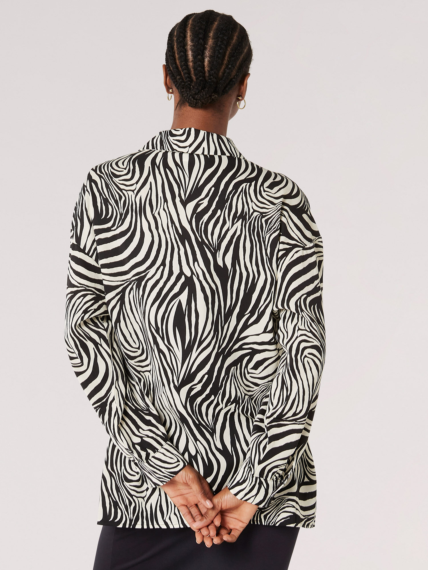 Saint laurent zebra shirt discount