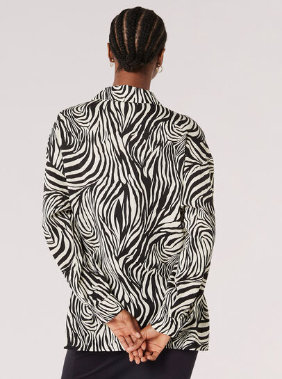 Zebra Swirl Oversized Shirt