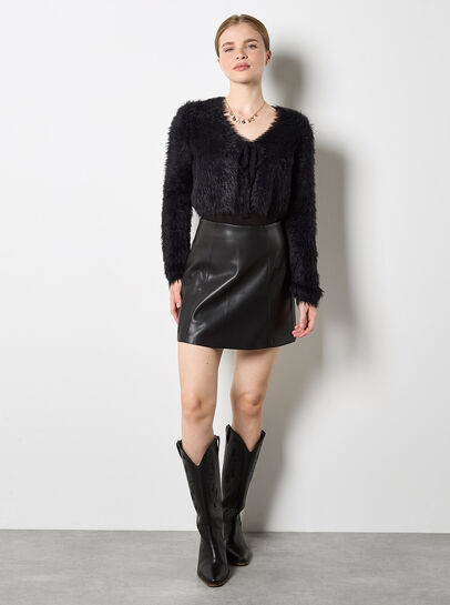 Fluffy Cropped Bolero