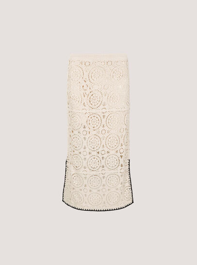 Crochet Circles Midi Skirt