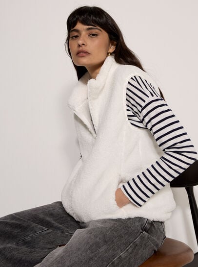 Fleece Zip-Through Gilet