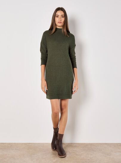 Ribbed Knit Mini Dress