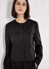 Tailored Lightweight Jacket, Black, large