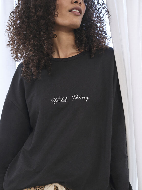Wild Thing Sweatshirt, Black, large
