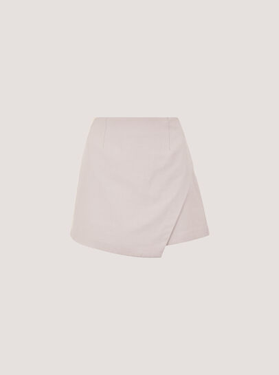 Tailored Woven Mini Skort