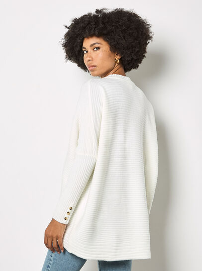 Chevron Knit Batwing Jumper
