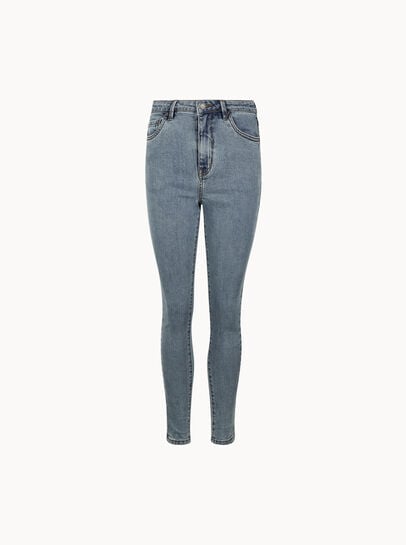 Sienna Slub Skinny-Fit Jeans