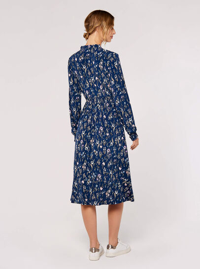Meadow Floral  Midi Dress