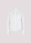 Oversized Cotton Poplin Shirt, White, large