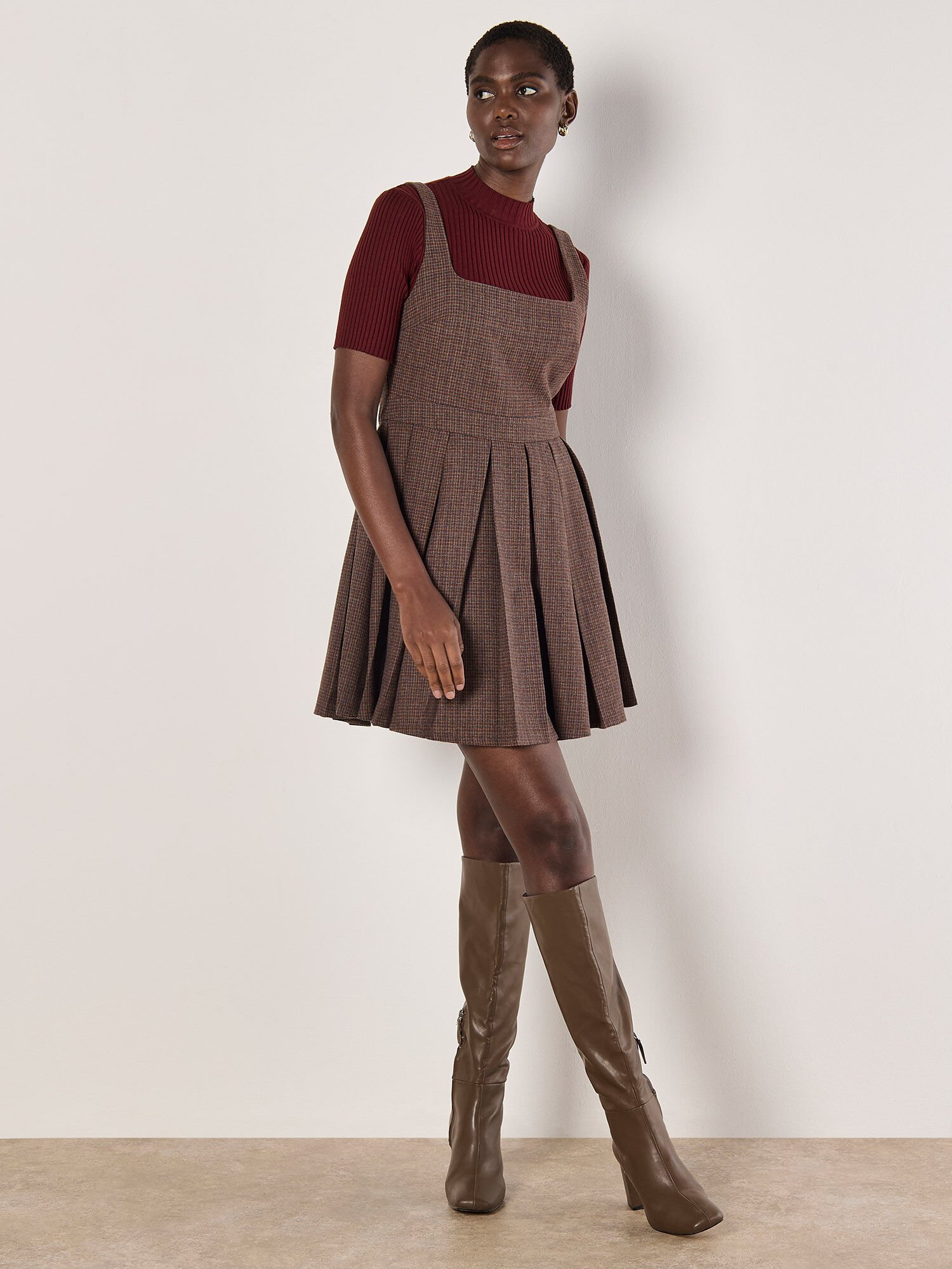 Robe patineuse plissée discount