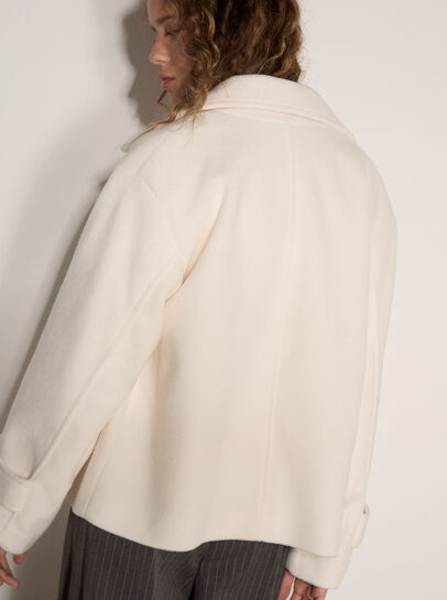 Tailored Short Peacoat Jacket