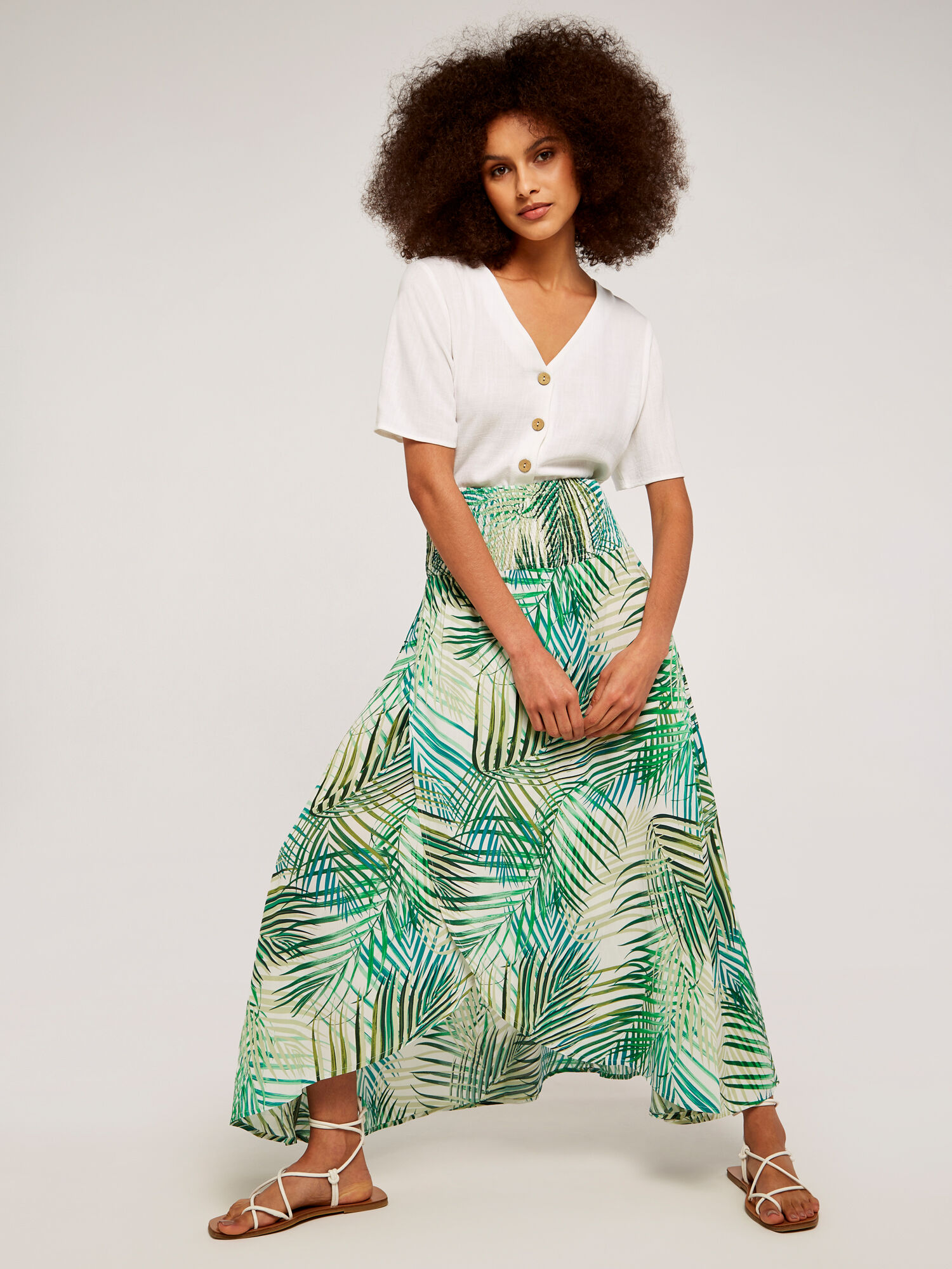 Leaf maxi deals skirt
