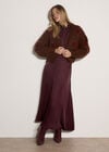 Chunky Knit Strawberry Cardigan, Brown, large