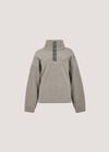Soft Borg Fleece Jumper, Grey, large