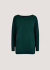 Pure Cotton Oversized Top, Green, large