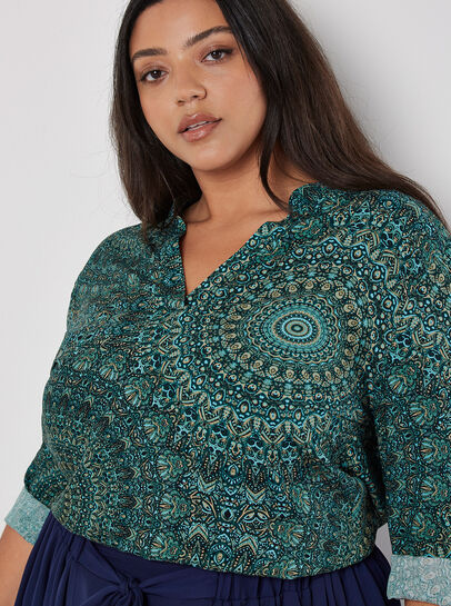 Moroccan Mandala Top