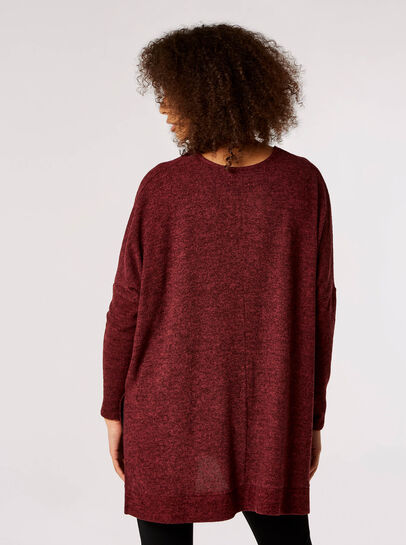 Ribbed Side Split Top
