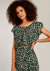 Brush Spot Top, Green, large