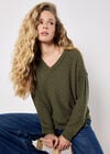 Lightweight Cotton Jumper, Khaki, large