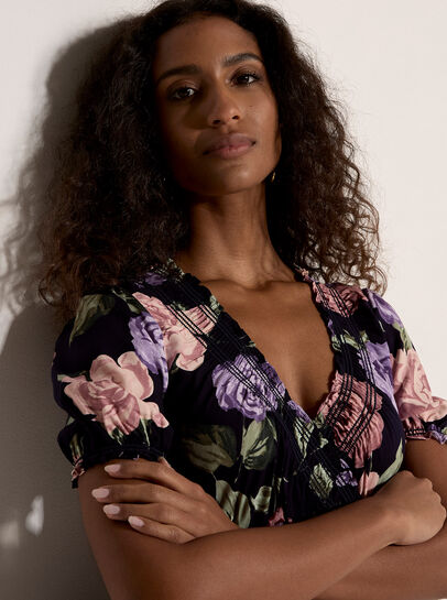 Chloe Floral Wrap Maxi Dress