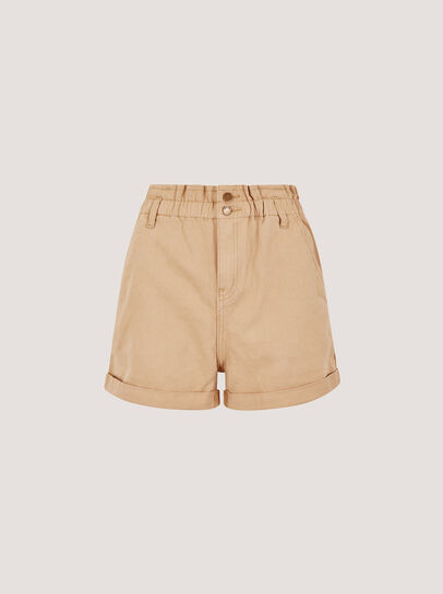 Denim Turn Up Shorts