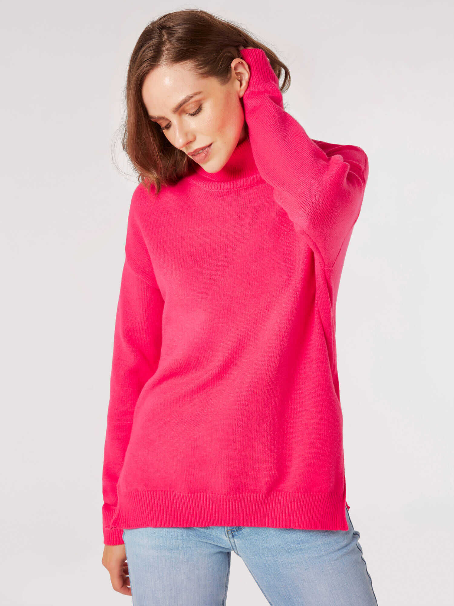Side zip sweater shop