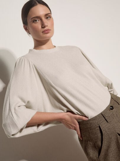 Soft Oversized Batwing Jumper