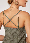 Geo Wide Leg Jumpsuit, Khaki, large